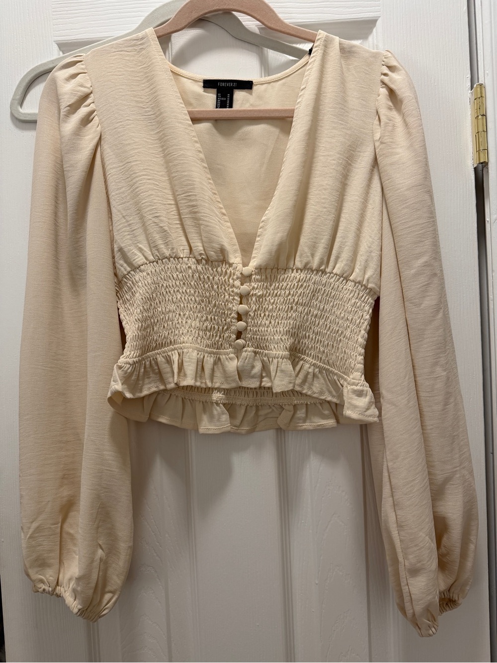 F21 Beige Top
